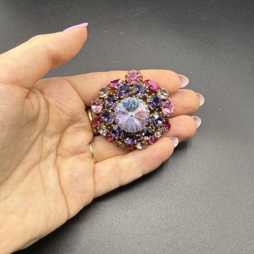 Vintage 1950s pink purple