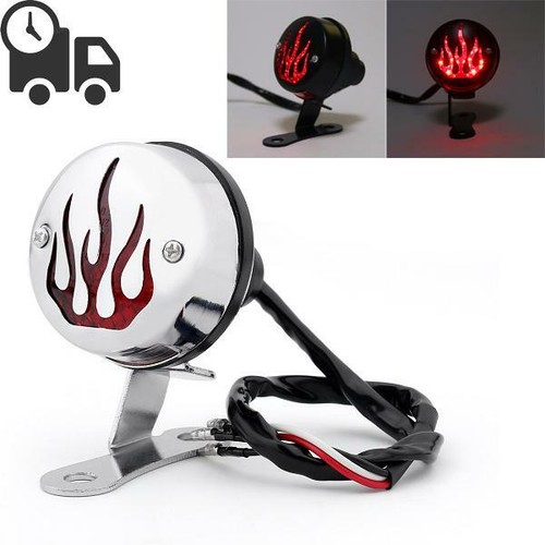 Red flame fire rear taillight - fire,