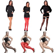 Aurellie Lace Sheer Hold-Up