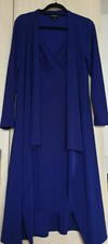 Antthony Designs Dress and Duster Set in Royal Blue, size M~New