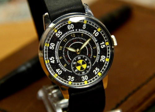 Men wrist watch pobeda - men's,