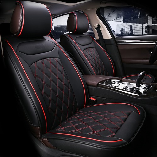 Deluxe black leather front - deluxe,
