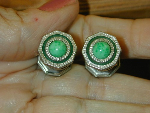 Art deco green - art, glass