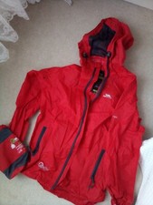 Trespass quickpac waterproof kagool size 10 red