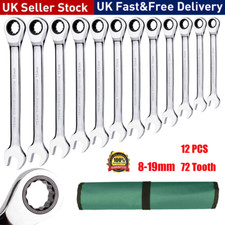 12x Ratchet Spanner Set 72