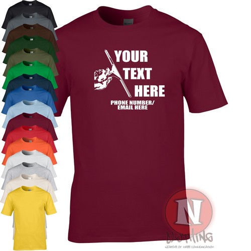 Window cleaner custom shirt - custom, t-shirt
