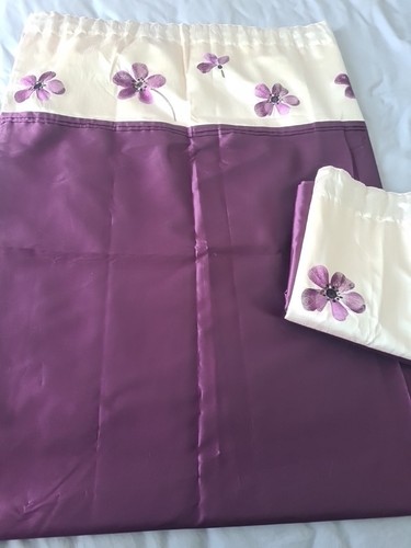 Modern dunelm faux silk - faux, used