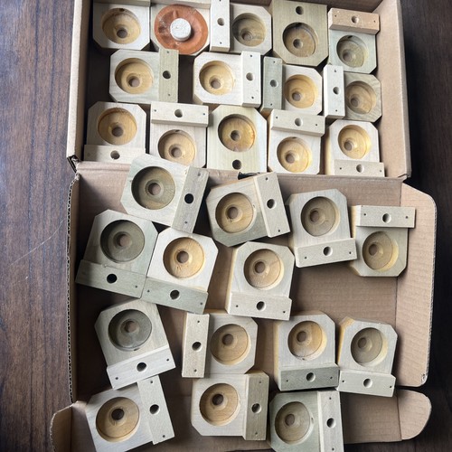 Vintage organ pipes blocks - organ,