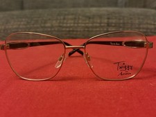   Twiggy Aurora Opal Designer glasses Frame Gold Rim  30690318