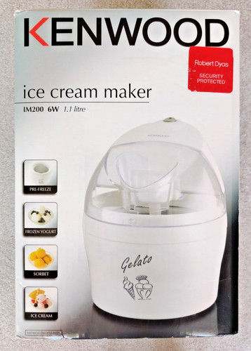 Kenwood ice cream maker - ice,