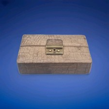 Edwardian Faux Leather Jewellery Box