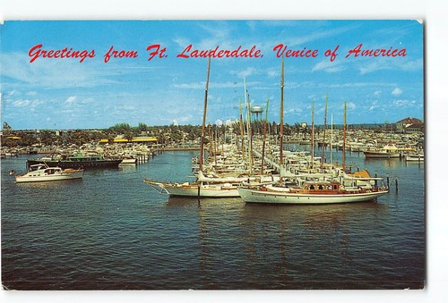 Lauderdale postcard 1965 - ft,
