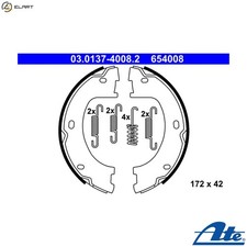 BRAKE SHOE SET PARKING BRAKE