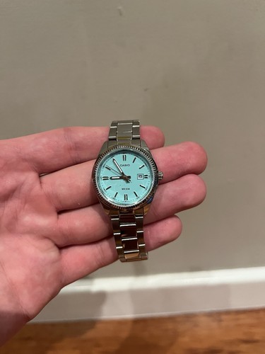 Casio tiffany blue mtp - casio, mtp-1302pd