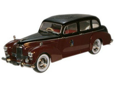 OXFORD DIECAST 1/43 HUMBER PULLMAN LIMOUSINE BLACK & BURGUNDY ROTHSCHILD HPL001
