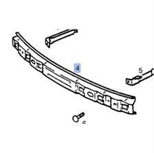 Front bumper reinforcement - front,