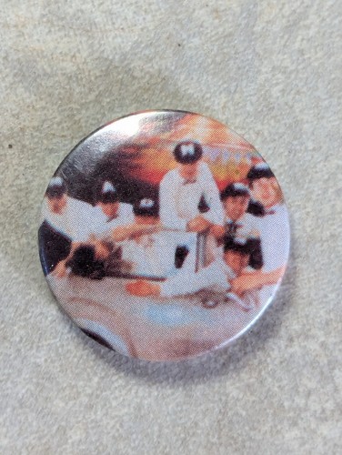 Vintage 80s madness pin badge - vintage,