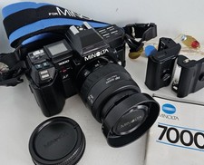 Top Mint Minolta AF7000 35mm Auto Focus  SLR Camera + 35-70 Zoom Lens Serviced