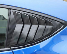 Toyota GT86 Carbon Effect Rear Quarter Window Covers Louver BRZ JDM PAIR