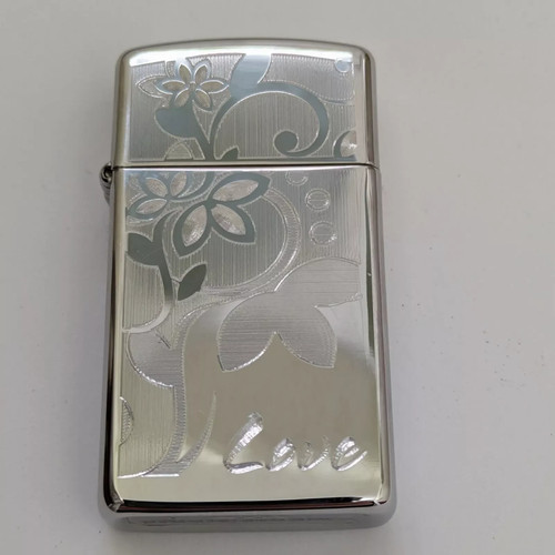 Zippo love lighter used retro - lighter,