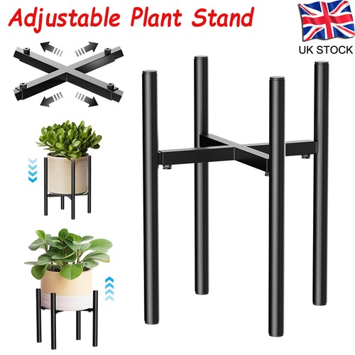 Adjustable iron plant stand - iron,