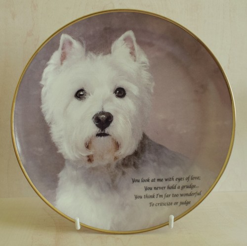 Danbury mint dog - plate, poetry