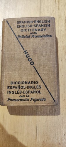 Vintage hugo spanish - spanish, english