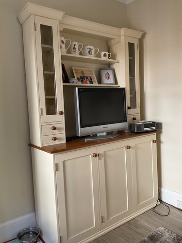 Painted pine welsh dresser - welsh,