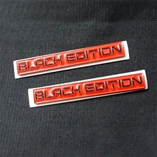 2x Red Glossy BLACK EDITION