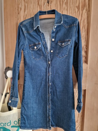 Topshop denim dress - denim, 8