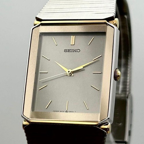 Seiko vintage 5p31 5a80 gold - seiko, 5p31-5a80