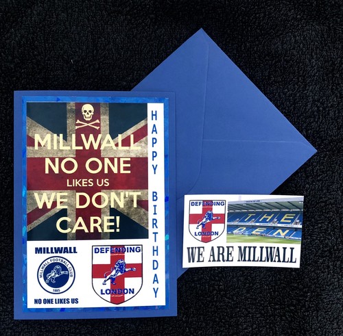 Millwall birthday card - birthday,