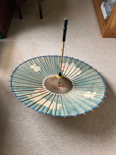 Antique japanese hand - hand, painted