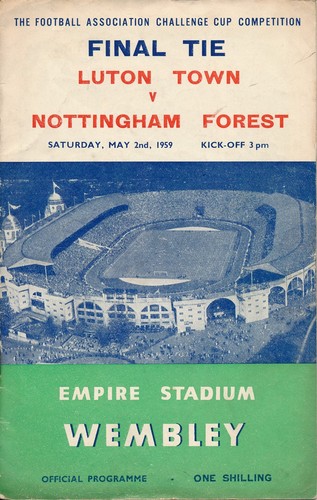 Cup final programme 1959 - fa,