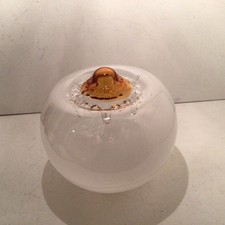 Vintage mid century, glass shade, 1960s 70s￼