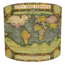 World Maps Lampshades Maps