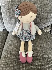 Mamas & Papas Always Love You Bella Rag Doll  17" Tall Soft Toy Plush New