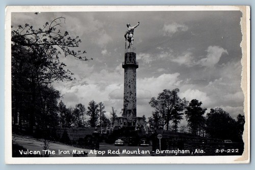 Birmingham postcard rppc - al,