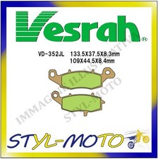 VD-352JL SINTERED FRONT BRAKE PADS VESRAH SUZUKI ST 250 2005