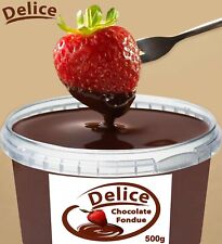 Delice Ready To Use Chocolate Fondue - 6 Delicious Flavours - Just Add Dippers