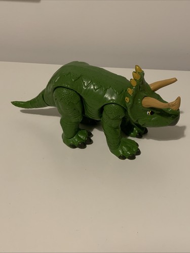 Fisher price green triceratops - fisher,