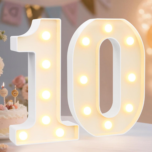 Decorative led light - up, number
