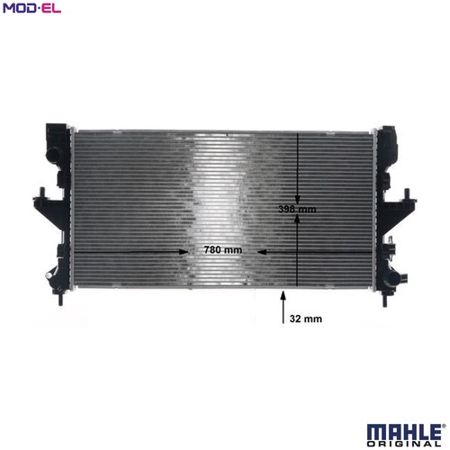 Radiator engine cooling - radiator, cr