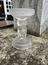 Art Deco Frosted Clear Glass 4