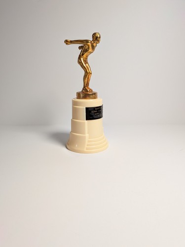 Vintage swimming trophy art - swimming,