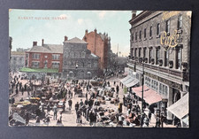 Vintage Postcard - Market