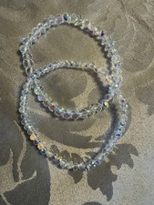2 x Crystal Beaded Stretch