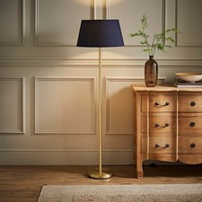 Gold Metal Stem Floor Lamp