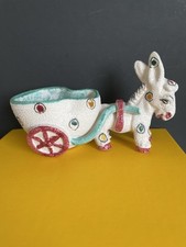 Vintage Donkey Cart Planter