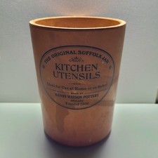 Vintage Henry Watson Pottery Kitchen Utensils The Original Suffolk Jar. 